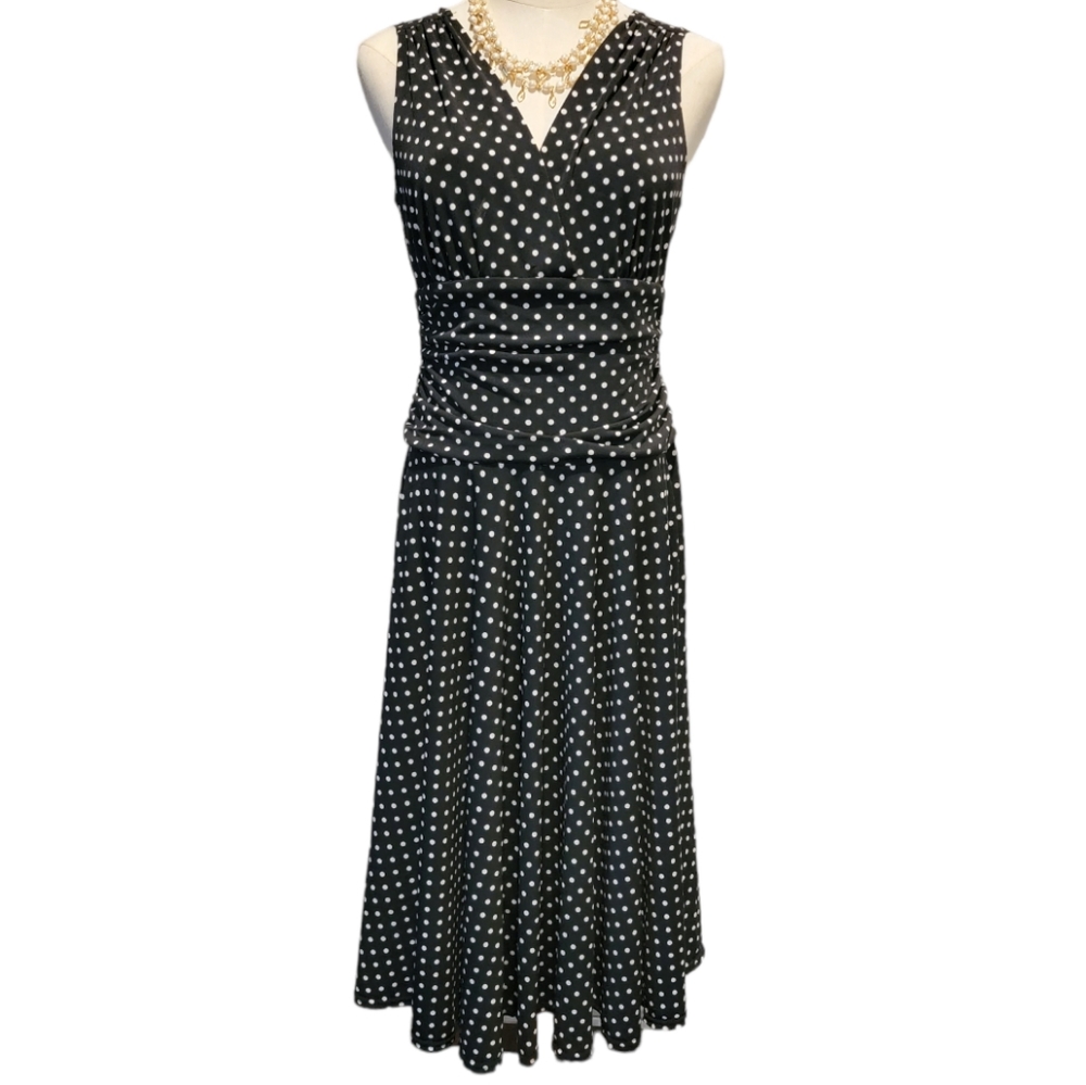 Ronni Nicole Polka Dot Casual Dress